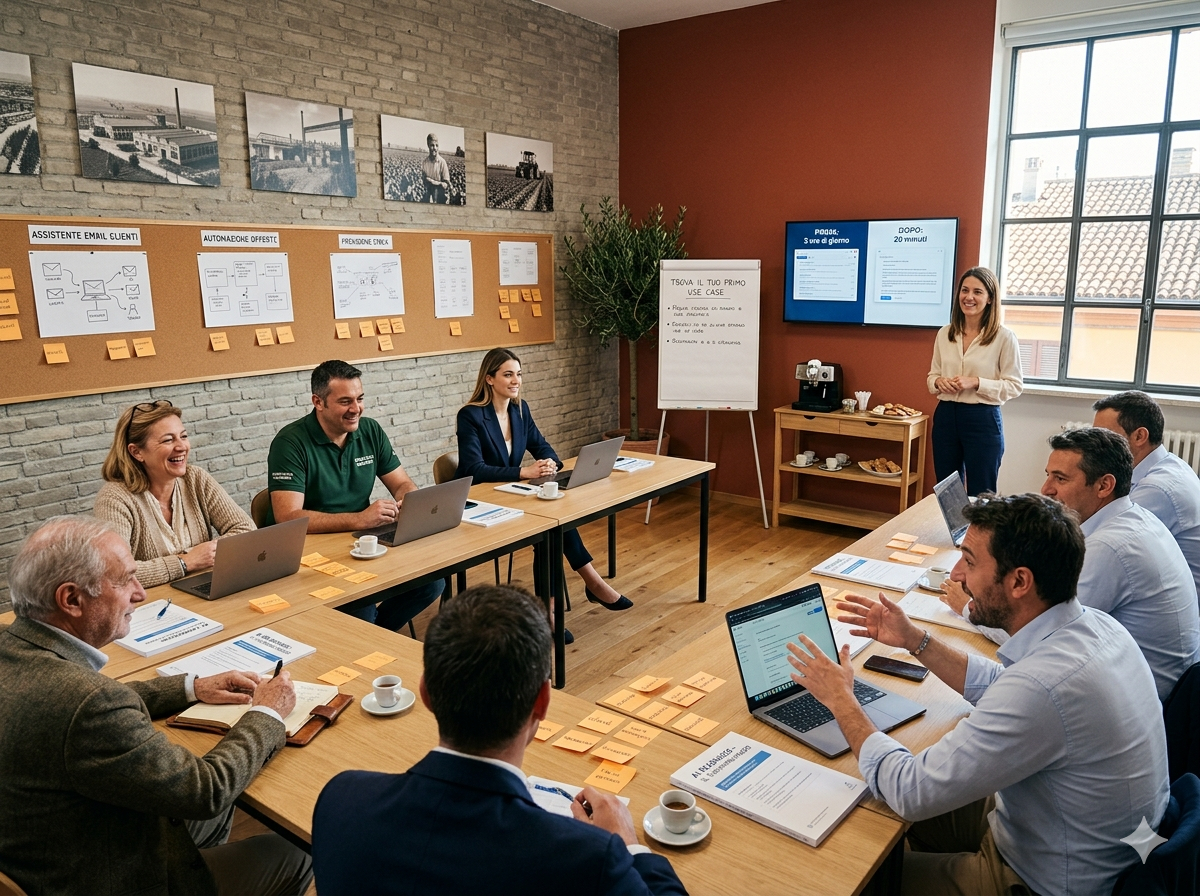 Case study formazione: AI Masterclass di AI Readiness per imprenditori e manager di PMI